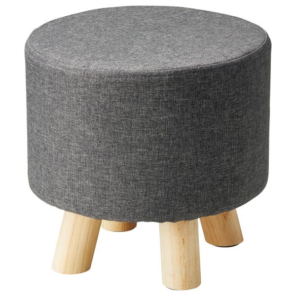 ちょこっと座りたいときにとても便利なミニスツール。 お部屋の雰囲気がぱっと明るくなる、キュートなカラーも魅力。 size：Φ28 h28cm 素材：ポリエステル・天然木 原産国：中国○商品によって色合いが若干違う事があります。○商品には個体...