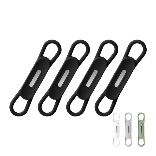 サイズ(約)：4.5cm×1cm×0.5cm重量(約)：3.5g素材：シリコン、マグネット耐荷重(約)：75gセット内容：シリコンマグネット×4　　　　　　鉄製プレート×4製造国：中国※若干のサイズや重量の誤差はご了承ください。※耐荷重は使...