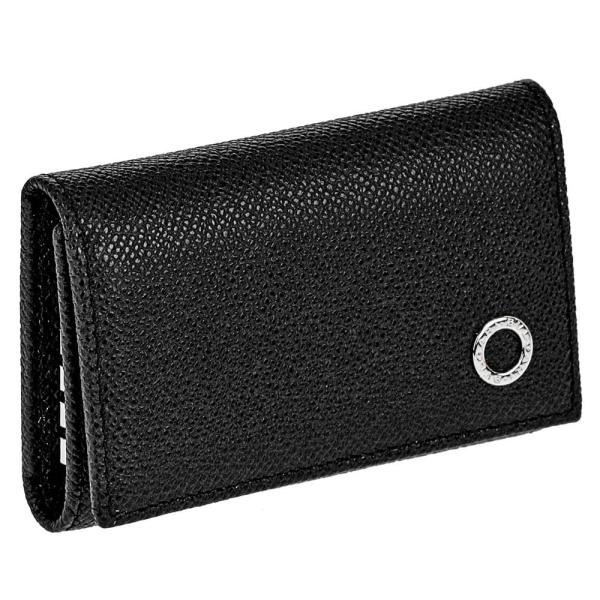 BVLGARI ブラック キーケース BVLGARI ブルガリ キーケース メンズ&レディース ブラック