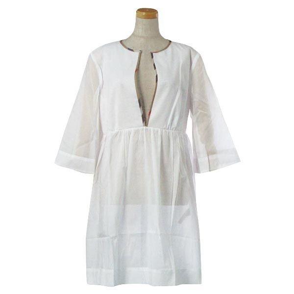 バーバリー ワンピース ドレス レディース Burberry L ホワイト Bu04 0001 98 A1 ブランドショップ Volume8 通販 Yahoo ショッピング