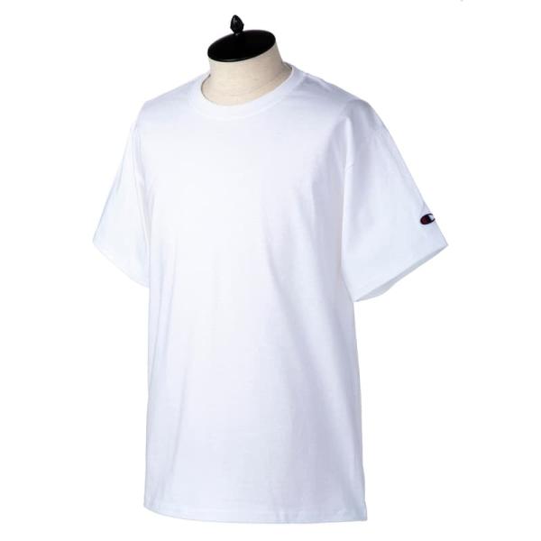 チャンピオン Tシャツ カットソー メンズ Champion 半袖 クルーネック 袖ロゴ Sサイズ