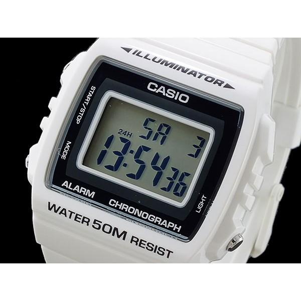CASIO カシオ 腕時計 メンズ デジタル ホワイト : ブランド