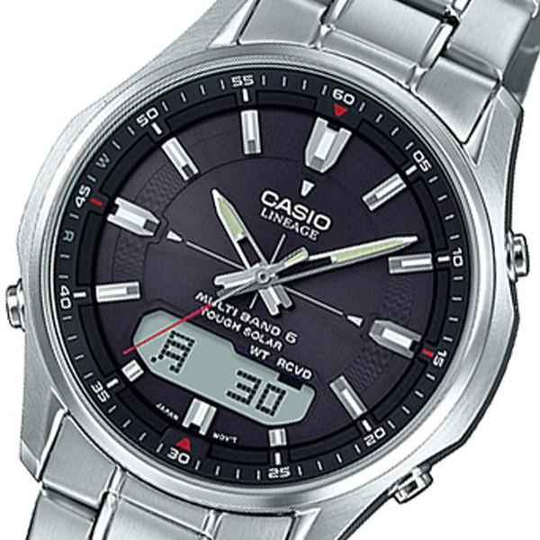 国内外の人気が集結 LINEAGE カシオ クロノグラフ CASIO リニエージ メンズ 腕時計 時計