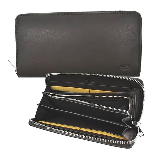 ディーゼル 長財布 ロングウォレット メンズ DIESEL ダークブラウン系