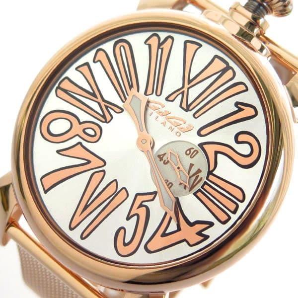 ガガミラノ 腕時計 メンズ スリム 46mm Gaga Milano ピンクゴールド Gg12 0013 0515 ブランドショップ Volume8 通販 Yahoo ショッピング