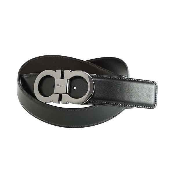 半額！新品 SALVATORE FERRAGAMO レザー ベルト 箱・保存袋付-