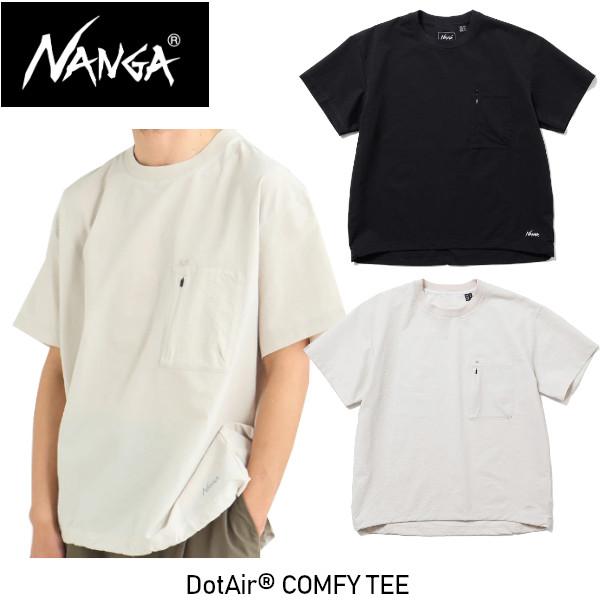 NANGA �i���K DotAir COMFY TEE �h�b�g�G�A �R���t�B�[ T�V���c ���� �z������ NANGA DOWN WEAR 2026 �t�ă��f�� ���K�̔��X ���[���֔��� ���i�摜