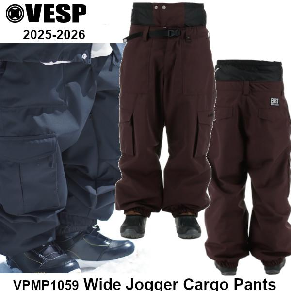 VESP（ベスプ） 25-26 VESP べスプ VPMP1059 Wide Jogger Cargo Pants