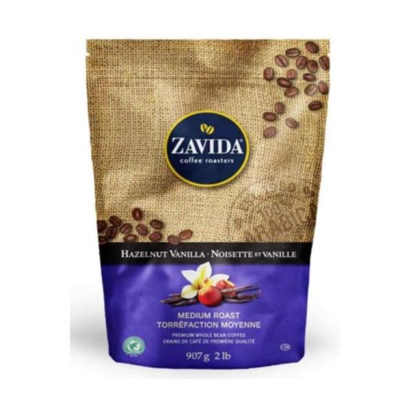 ザビダ コーヒー 豆 907g 1袋 ヘーゼルナッツ バニラ フレーバー 大