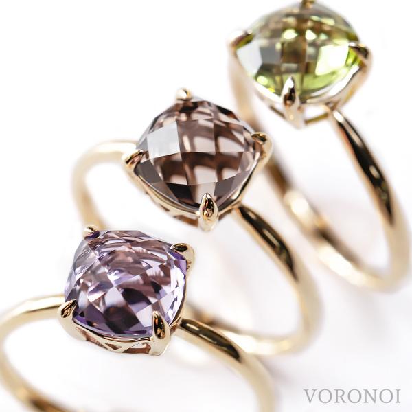 MINAMO 正規品 K10 チェスカット リング MINAMOセッティング