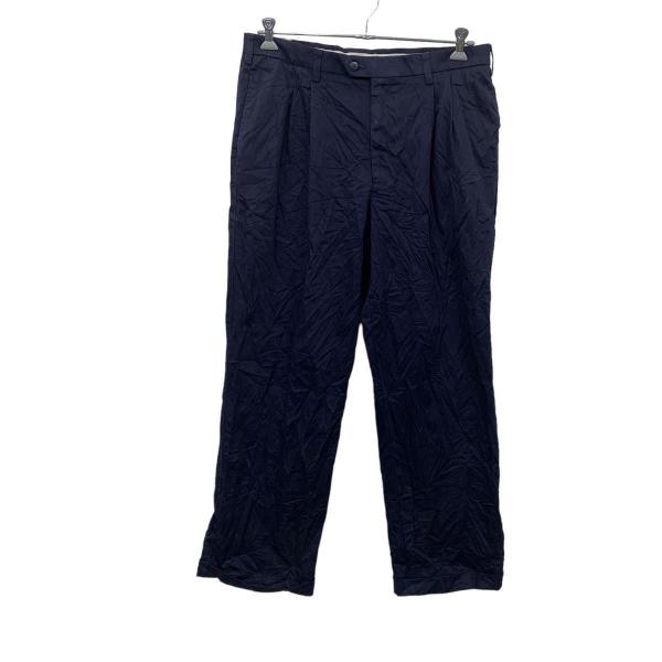 COMFORTPLUS スラックスパンツ W36 ネイビー ビッグサイズ 古着卸 アメリカ仕入 2307-984