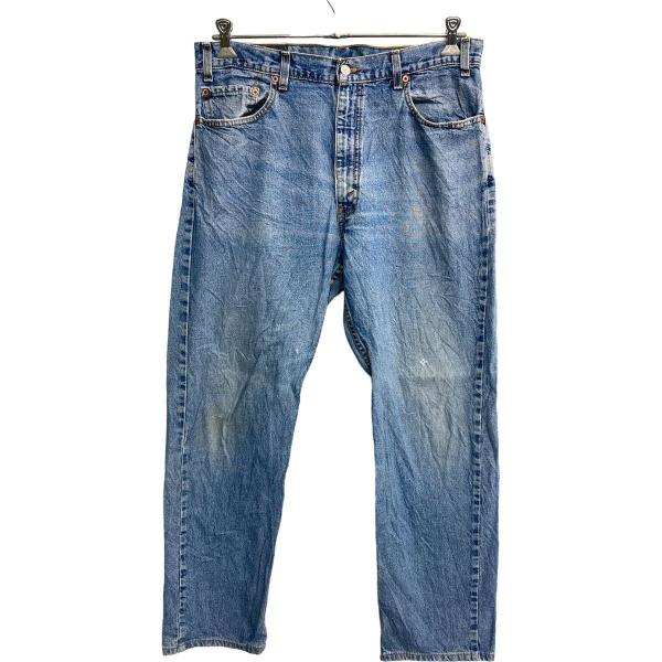 と*ぅ様 ビンテージ　古着　USA製　リーバイス505 ブラックデニム　W36L 00s Levi's 505 リーバイス ブラックデニム ヴィンテージ W36