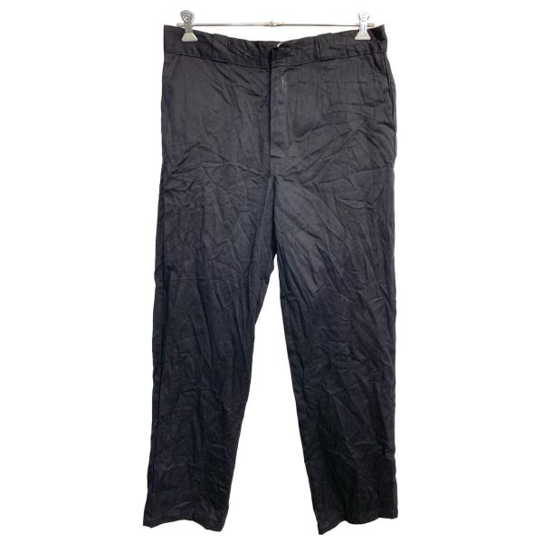ディッキーズ ブラック w36 USA製 874 古着 90's Dickies Black Work Pants W32 90年代 ディッキーズ