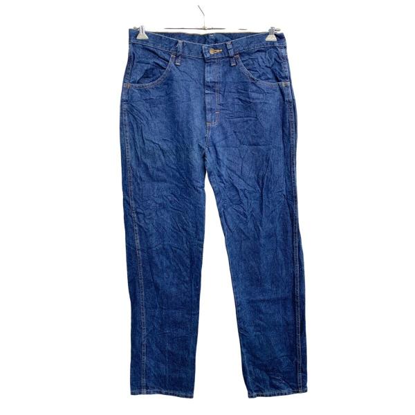 RUSTLER デニムパンツ W33 ラスラー インディゴ コットン メキシコ製
