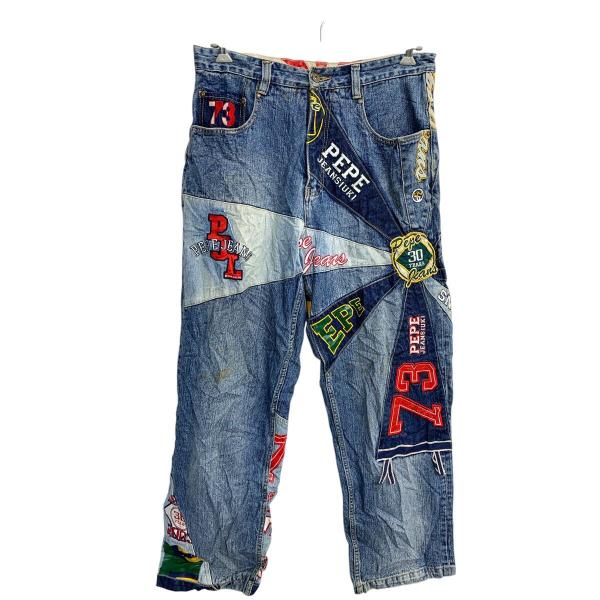 PEPE JEANS デニムパンツ W36 ぺぺジーンズ 30周年 ビッグサイズ