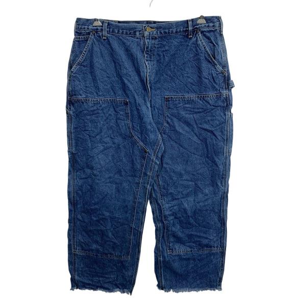 Carhartt デニムパンツ W42 インディゴブルー カーハート ジップアップ