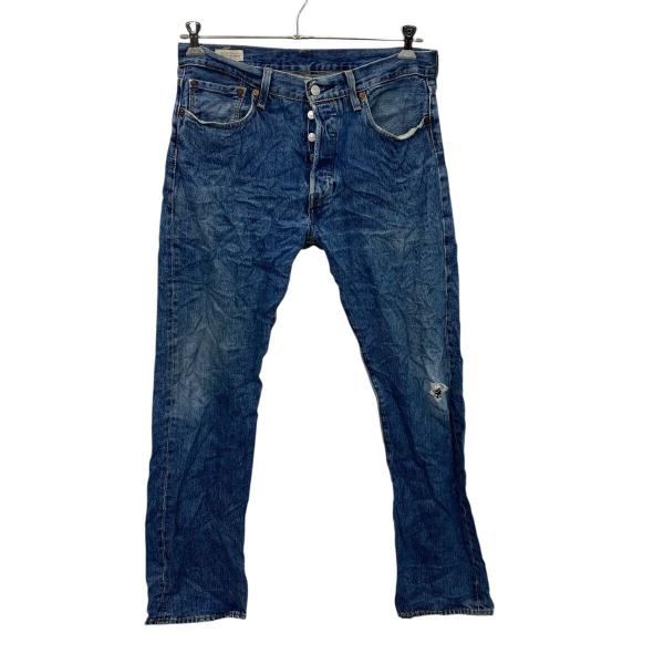 Levi's 501 デニムパンツ W32 ブルー リーバイス ボタンフライ