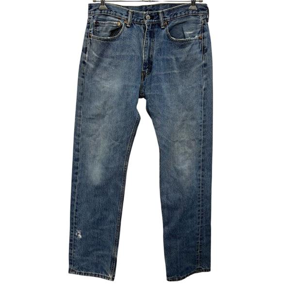 00s Levi's 505 ブルーデニムパンツ USA製 W34 L32 Levi's 505 デニムパンツ W34 ブルー リーバイス メキシコ製 ジップ