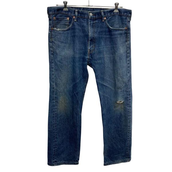 おと出品 Levi's 505 デニムパンツ W38 インディゴブルー リーバイス ジップ