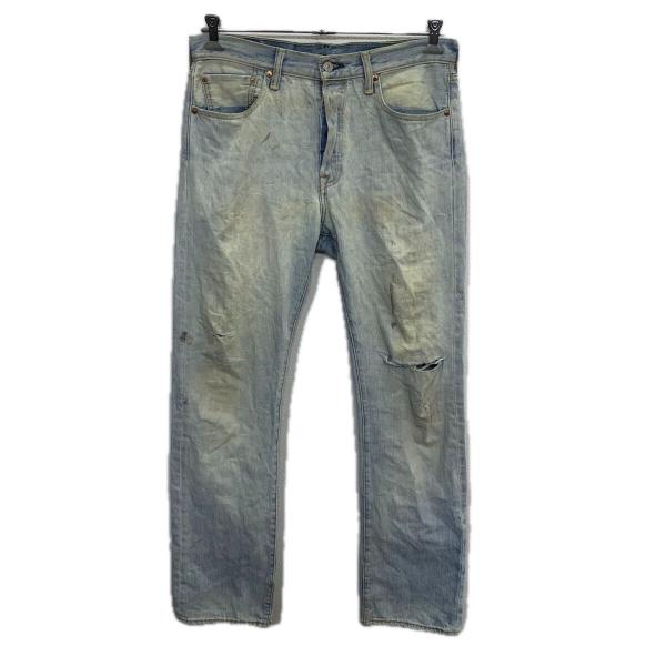 Levi's 501 デニムパンツ W32 ライトブルー リーバイス ボタンフライ