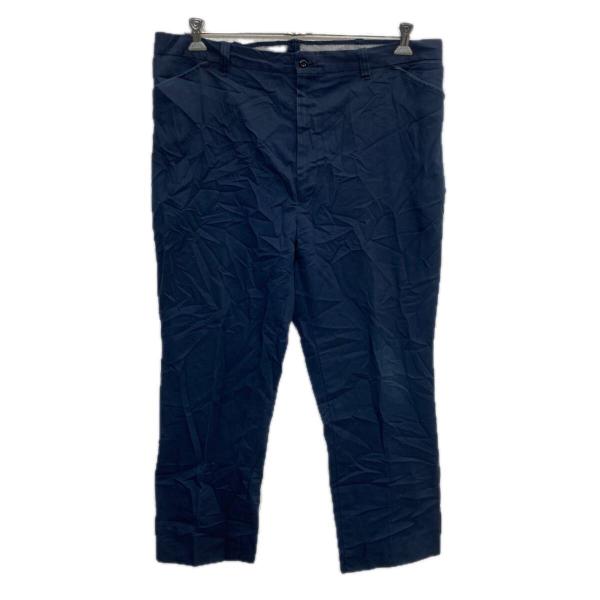 USA製 Dickies ワークパンツ W42 ネイビー ディッキーズ ジップアップ