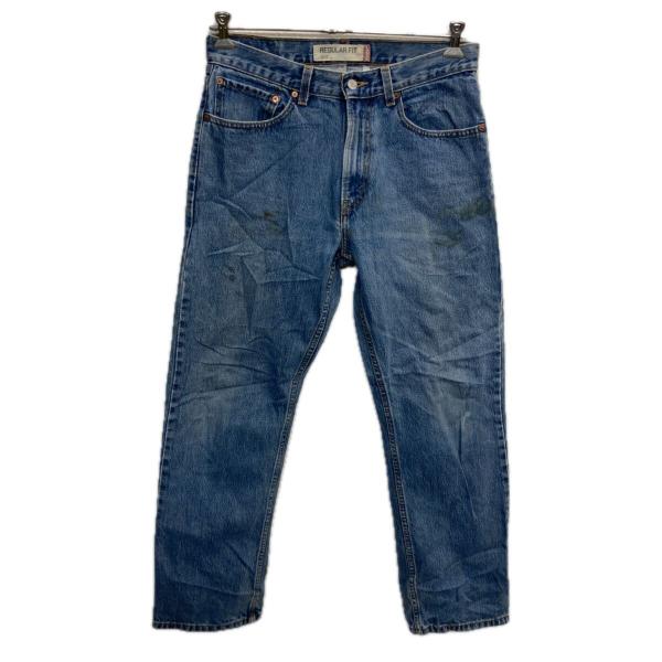 Levi's 505 デニムパンツ W32 ブルー リーバイス ジップアップ