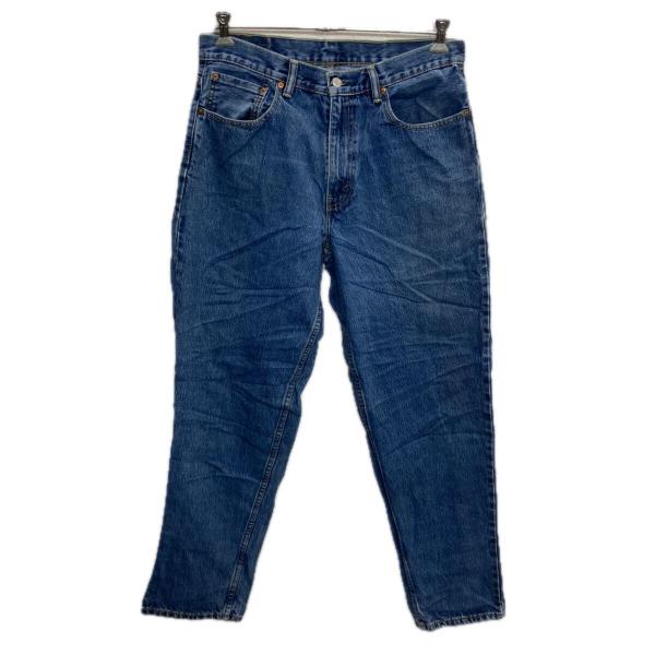 Levi's 560 デニムパンツ W34 ブルー リーバイス ジップアップ