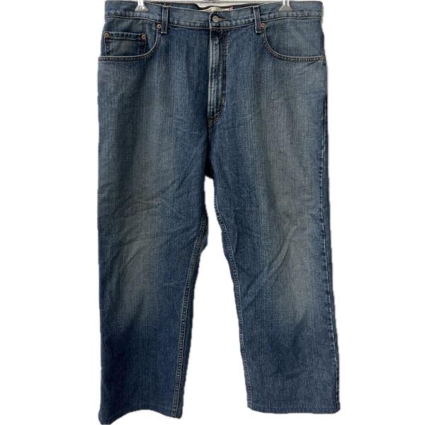 ●E451【US輸入】リーバイス569 デニムパンツ ブルー系 メンズ【W42】 Levi's 569 デニムパンツ W40 ブルー リーバイス ビッグサイズ ジップ