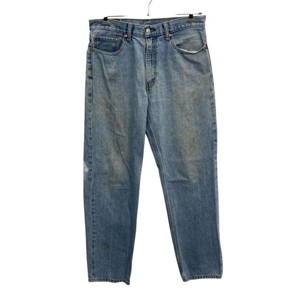 Levi's 550 デニムパンツ W34 ライトブルー リーバイス ジップアップ