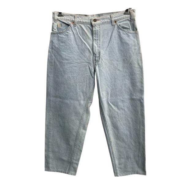 00s USA製 Levi's 550 デニムパンツ W36 アイスブルー リーバイス