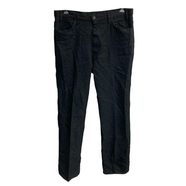 90s Levi's スタプレ スラックスパンツ XL〜 ブラック リーバイス