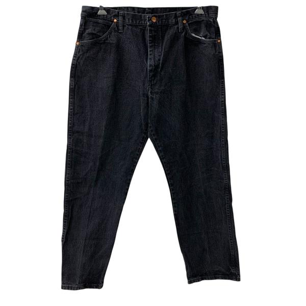 メキシコ製 Wrangler デニムパンツ W37 ブラック ラングラー ジップ