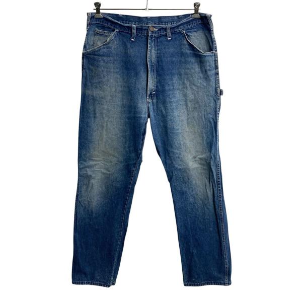 80s Dickies デニム ペインターパンツ W40 ブルー ディッキーズ 42