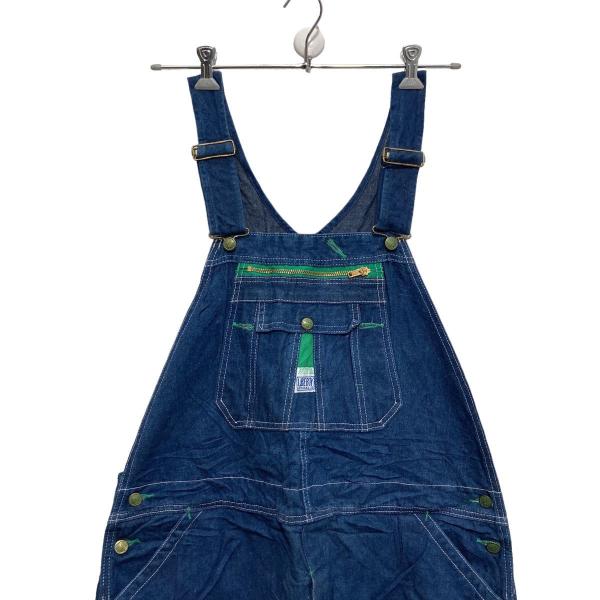 LIBERTY デニム オーバーオール W44 ブルー グリーン リバティ ビッグ
