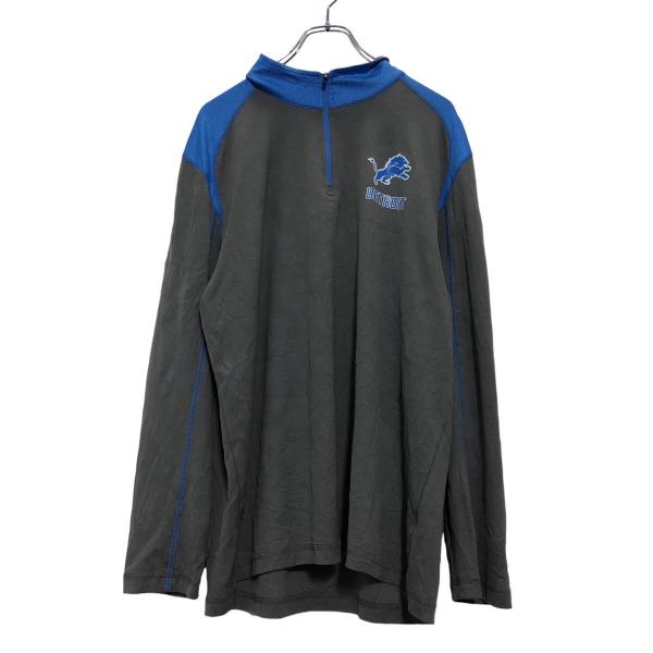 NFL TEAM APPAREL ハーフジップ TEAM APPAREL NFL ハーフジップ プリント スウェット トレーナー XL