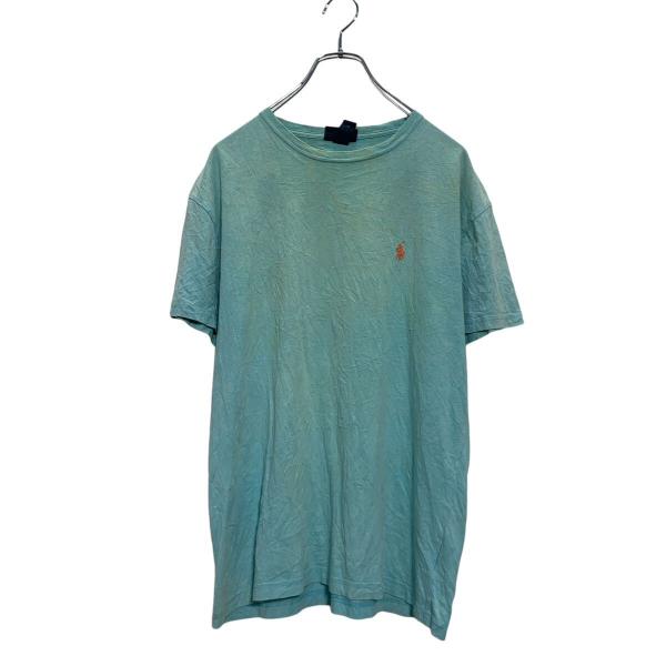 Polo Ralph Lauren Tシャツ Lサイズ ミントグリーン 90年代 90s アメリカ製 ポロラルフローレン グリーン ミント