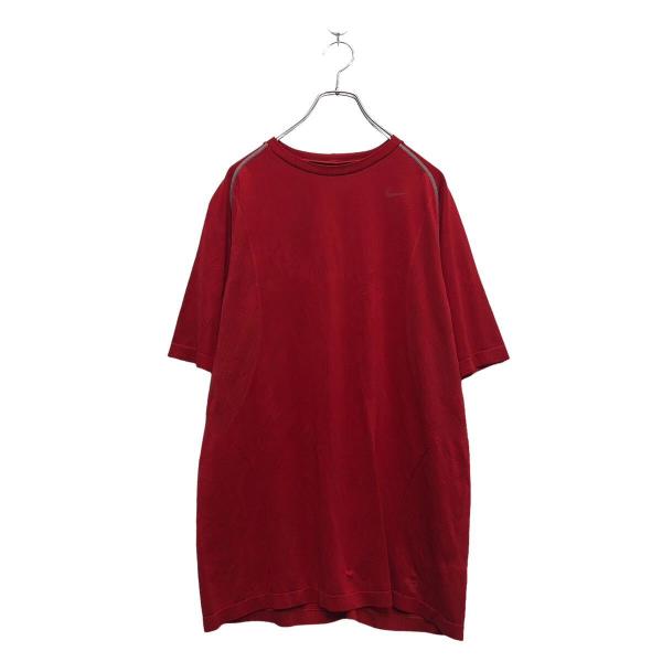 NIKE 半袖 ロゴ Tシャツ ナイキ L~ レッド スポーツウェア クルーネック 古着卸 アメリカ仕入 a604-7223