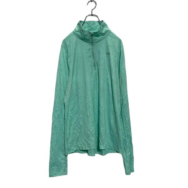 UNDER ARMOUR ハーフジップ トラックジャケット XL ミント