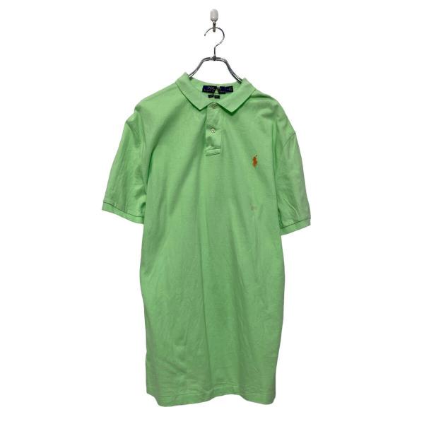 レア USA古着○ポロラルフローレン ポロシャツ 半袖 グリーン M 中古・古着通販】POLO RALPH LAUREN (ポロ・ラルフローレン