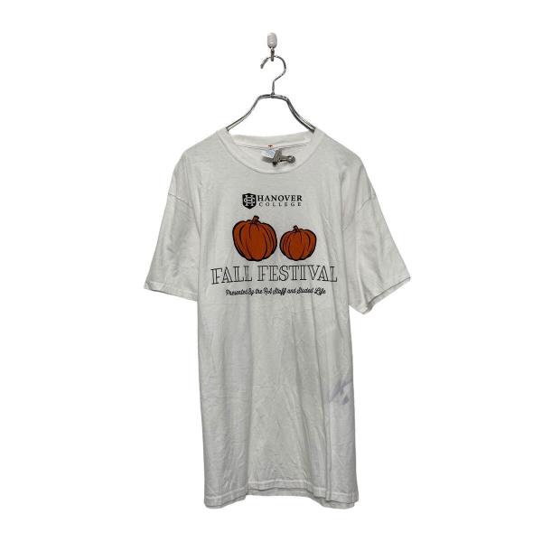 PORT&COMPANY 半袖 プリント Tシャツ L ホワイト クルーネック 古着卸 アメリカ仕入 a606-6760