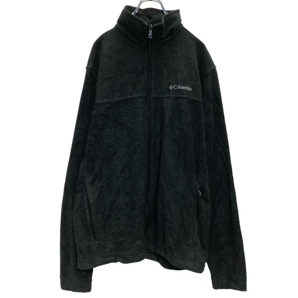 Columbia ジップアップ フリースジャケット L ブラック コロンビア