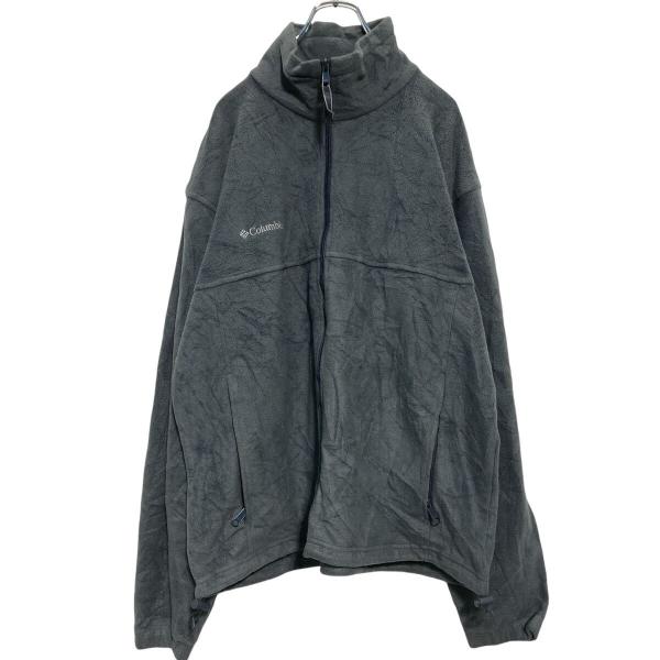 Columbia ジップアップ フリースジャケット L グレー コロンビア