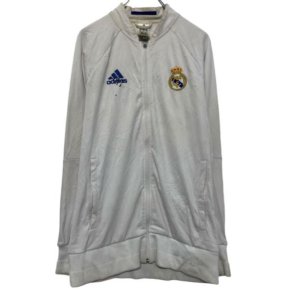 adidas ジャージ アディダス M ホワイト バックプリント レアル adidas ジャージ アディダス M ホワイト バックプリント レアル