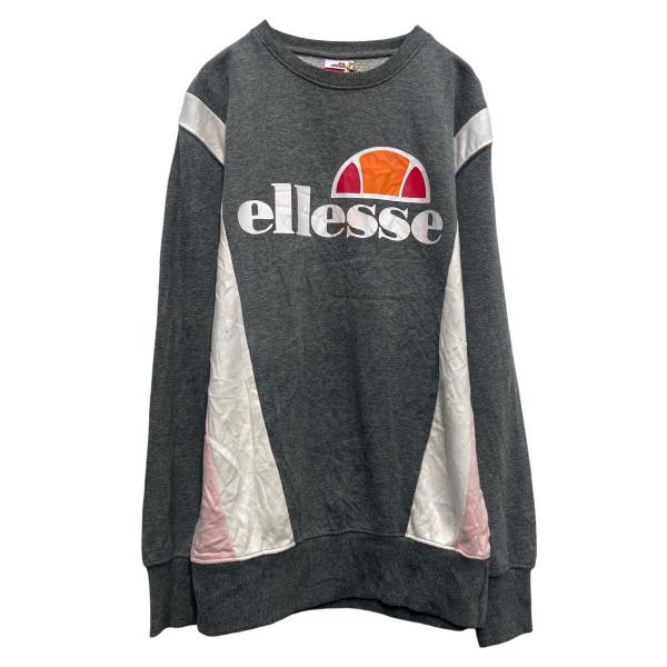 ellesse プリント スウェット トレーナー エレッセ レディース M