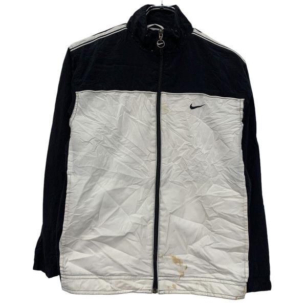 NIKE ロゴジャージ M ブラック ホワイト ナイキ ジップアップ