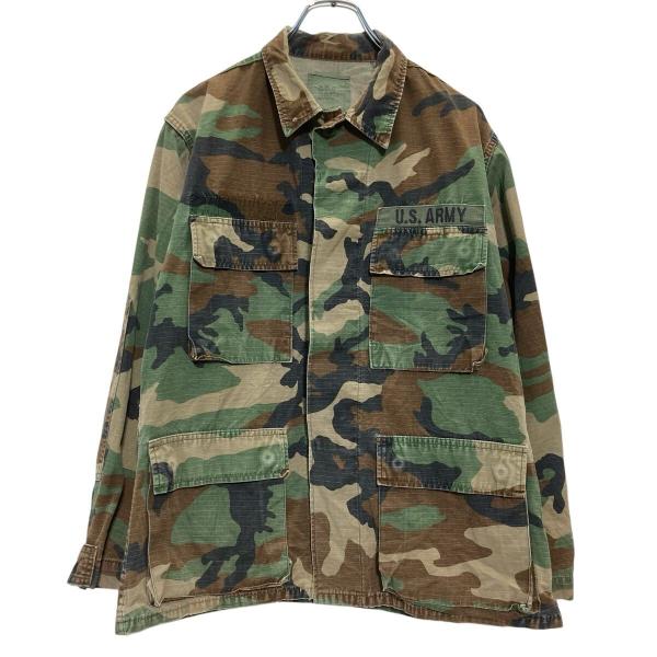 U.S.ARMY ホットウェザー コンバットジャケット S ウッドランドカモ 米