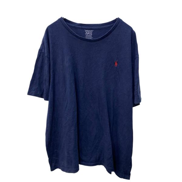 POLO RALPH LAUREN 半袖 ロゴTシャツ 2XL ネイビー ポロラルフローレン