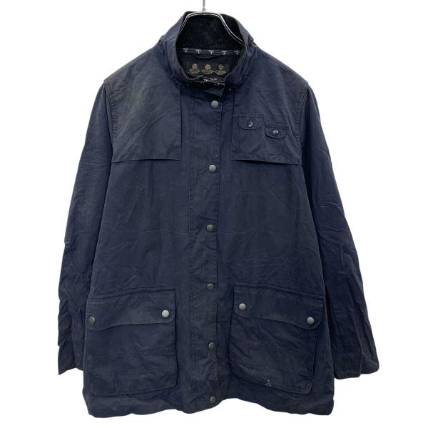 Barbour ネイビー ジャケット Barbour オイルドジャケット 10 M〜 ネイビー バブアー ジップアップ