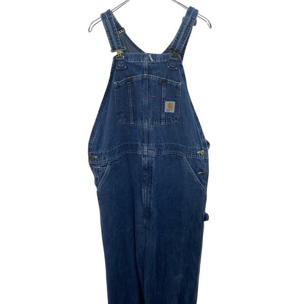 カーハート　メキシコ製　オーバーオール　サロペット　インディゴブルー　レディース 中古・古着通販】CarHartt (カーハート) オーバーオール