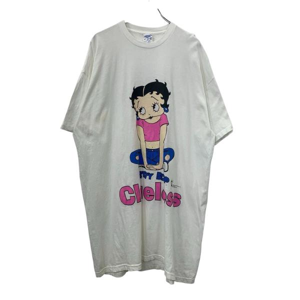 COLLEGD WARE 半袖 キャラクターTシャツ レディースXL ホワイト BETTY